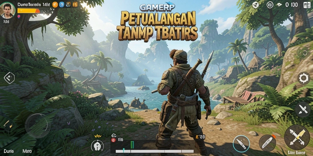 Tampilan gameplay menakjubkan dari dunia terbuka GAMERP.